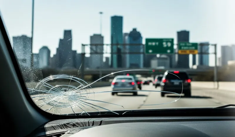 Windshield chip repair in Corpus Christi